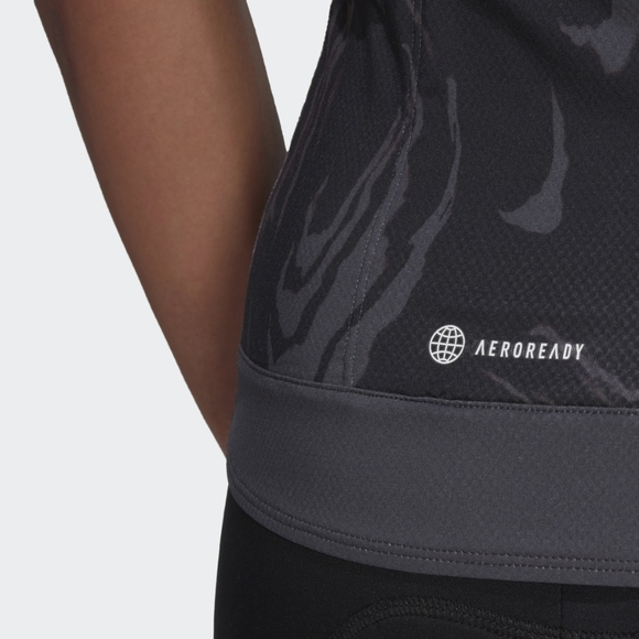 Women's Adidas x Thebe Magugu Aeroready Cycling Jersey - Picture 7 of 16